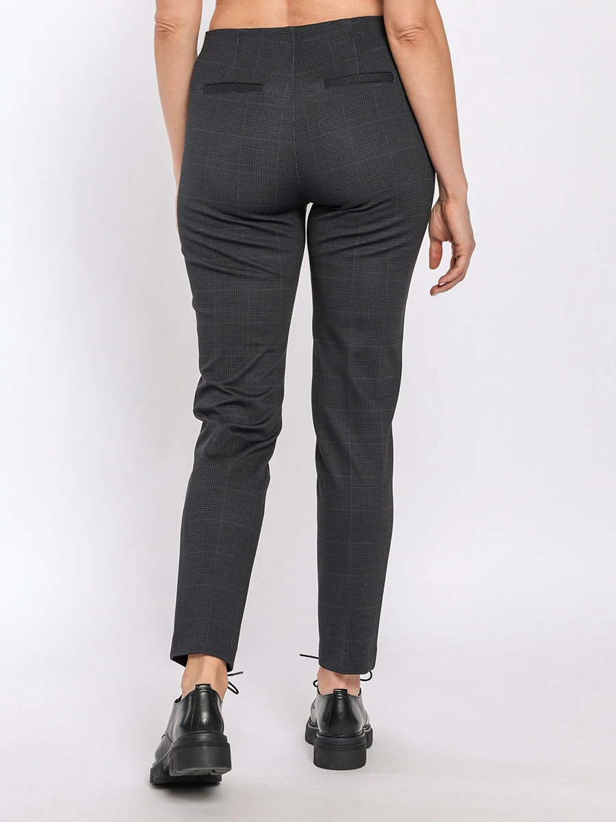 Зауженные брюки AMARO в клетку